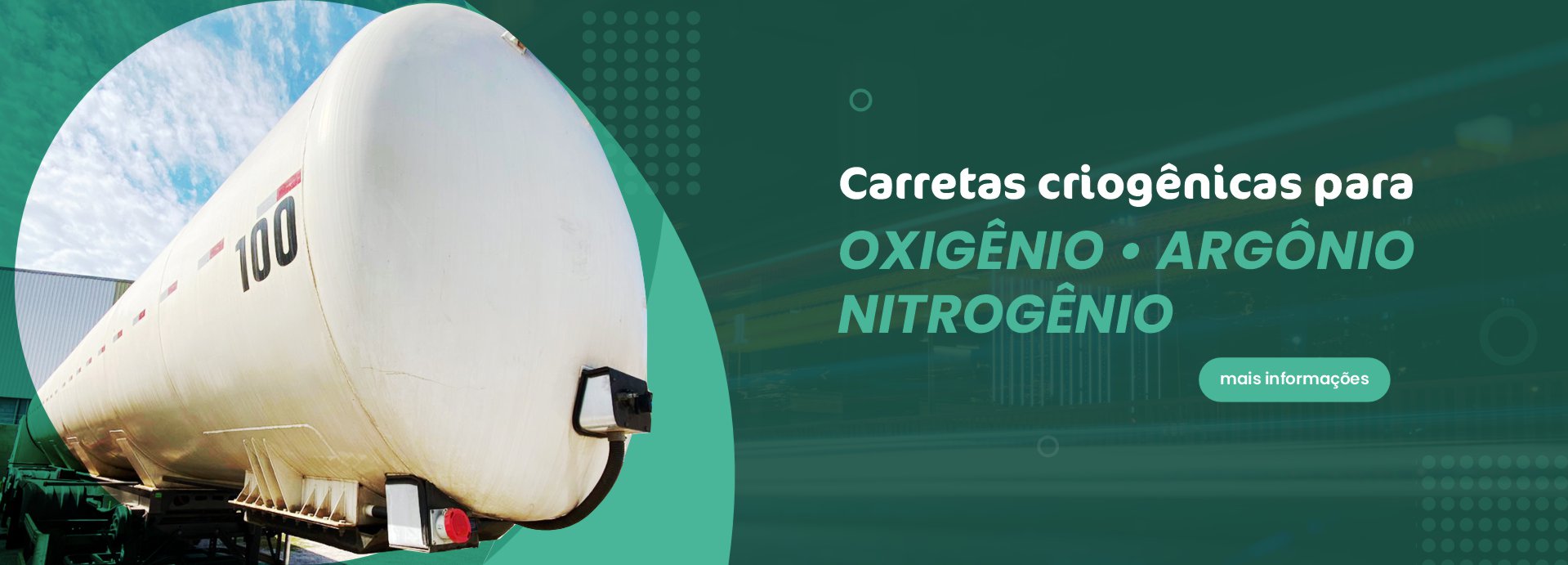 Carretas para transporte de gas criogenicos
