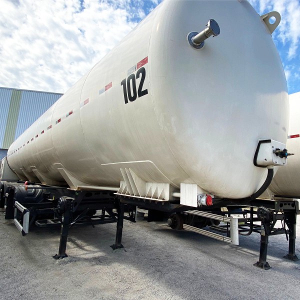 Locação de carretas para transporte de gases criogenicos