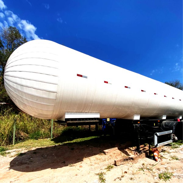 Semi reboque para gas carbonico